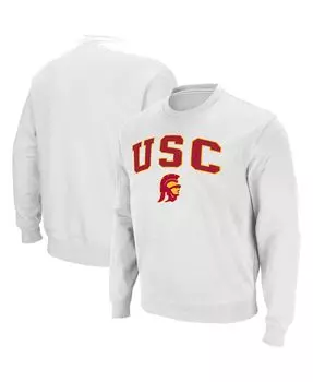 Мужская белая толстовка usc trojans arch &amp; logo pullover Colosseum, белый