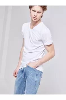 Мужская БЕЛАЯ ФУТБОЛКА Ltb, белый