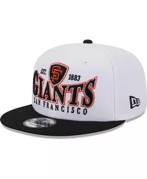 Мужская бело-черная кепка San Francisco Giants Crest 9FIFTY Snapback New Era