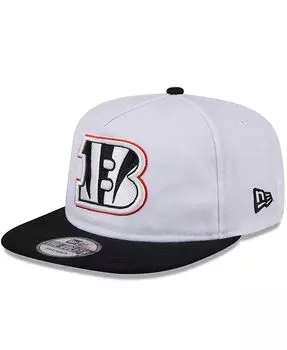 Мужская бело-черная кепка Snapback для гольфиста Cincinnati Bengals 2024 NFL Training Camp New Era, белый