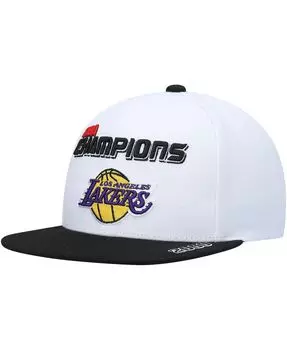 Мужская бело-черная кепка Snapback Los Angeles Lakers Finals NBA 2000 Champions Mitchell & Ness