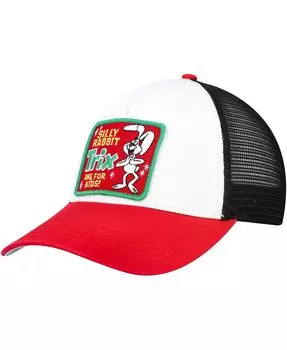 Мужская бело-черная кепка Trix Valin Trucker Snapback American Needle