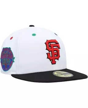 Мужская бело-черная шляпа приталенного цвета San Francisco Giants MLB All-Star Game 1984 Primary Eye 59FIFTY New Era, белый