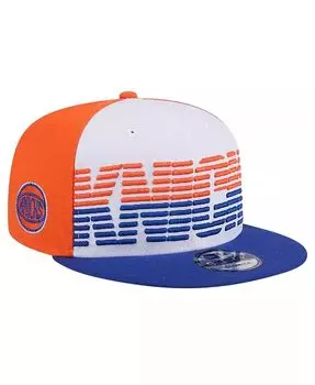 Мужская бело-синяя кепка New York Knicks Throwback Gradient Tech Font 9Fifty Snapback New Era, бежевый