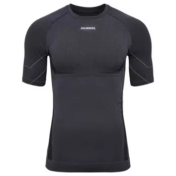 Мужская бесшовная футболка для тренинга Hmlte Mike с технологией Beecool HUMMEL, цвет schwarz
