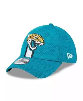 Мужская бирюзовая кепка Jacksonville Jaguars 2024 Sideline 39THIRTY Flex Hat New Era, синий