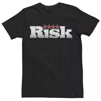 Мужская большая классическая футболка Risk с логотипом Red Stars Licensed Character
