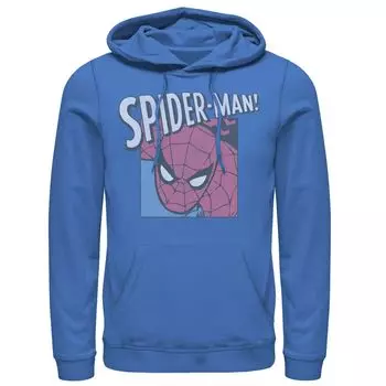 Мужская большая толстовка с капюшоном с изображением Человека-паука Marvel