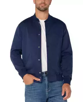 Мужская бомбер на молнии Liverpool Los Angeles, синий