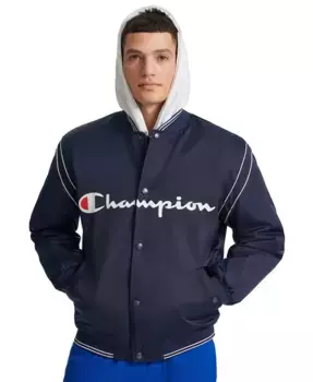 Мужская бомбер Varsity Logo Champion, синий