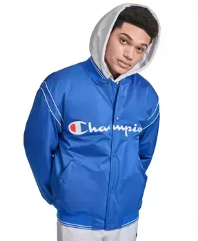Мужская бомбер Varsity Logo Champion, синий