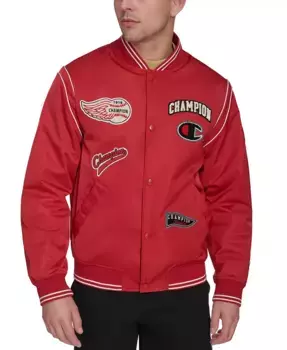 Мужская бомбер Varsity Patch Champion, красный
