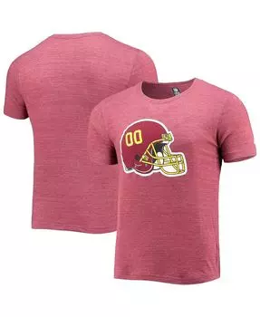 Мужская бордовая футболка washington football team с альтернативным логотипом tri-blend New Era