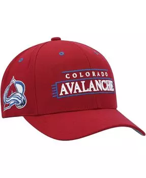 Мужская бордовая кепка Colorado Avalanche LOFI Pro Snapback Mitchell & Ness