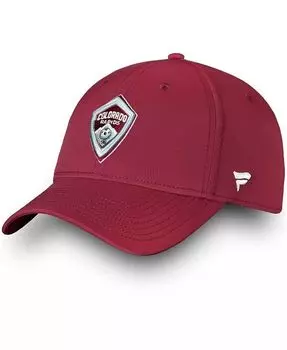 Мужская бордовая кепка Colorado Rapids Elevated Speed Flex Fanatics, красный