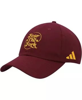 Мужская бордовая регулируемая шляпа Arizona State Sun Devils с напуском adidas