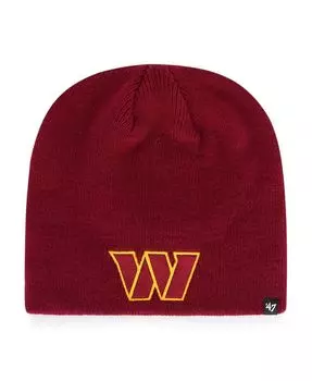 Мужская бордовая шапка Washington Commanders Primary Beanie '47 Brand
