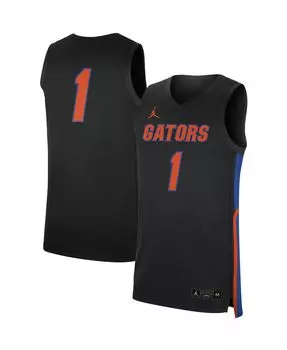 Мужская брендовая черная копия джерси Florida Gators Jordan