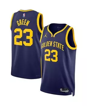 Мужская брендовая футболка Draymond Green Navy Golden State Warriors 2022/23 Statement Edition Swingman Jordan