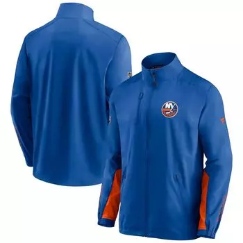 Мужская брендовая куртка Royal New York Islanders Authentic Pro Locker Room с молнией во всю длину на катке Fanatics