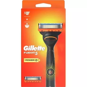 Мужская бритва Fusion5 Power с антифрикционными лезвиями — 2 сменных лезвия, Gillette