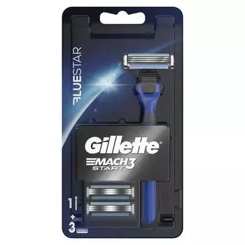 Мужская бритва Gillette Mach3 Start x-3 лезвия