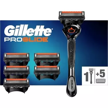 Мужская бритва Proglide с 6 лезвиями и 5 лезвиями с антифрикционным покрытием, Gillette