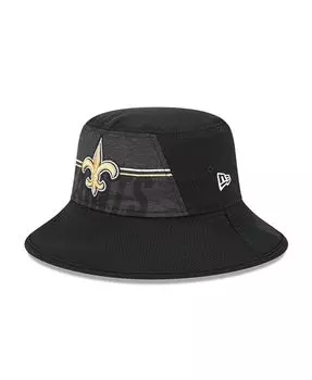Мужская черная эластичная панама New Orleans Saints 2023 NFL Training Camp New Era