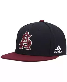 Мужская черная бейсбольная бейсболка Arizona State Sun Devils On-Field Adidas, черный