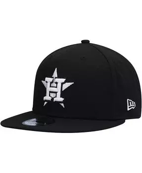 Мужская черная бейсболка Houston Astros Team 9FIFTY Snapback New Era, черный