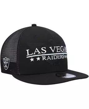 Мужская черная бейсболка Las Vegas Raiders Totem 9FIFTY Snapback New Era