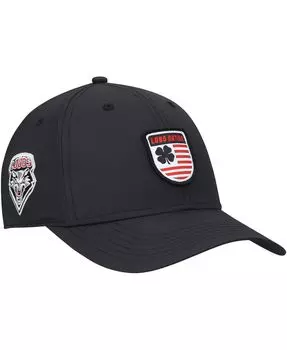 Мужская черная бейсболка New Mexico Lobos Nation Shield Snapback Black Clover