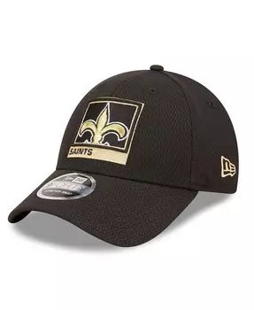 Мужская черная бейсболка New Orleans Saints в рамке AF 9FORTY Snapback New Era