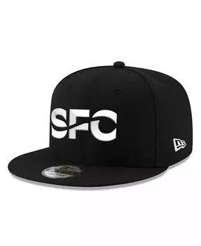 Мужская черная бейсболка Seattle Sounders FC Core 9FIFTY Snapback New Era, черный