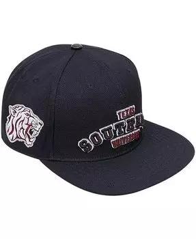 Мужская черная бейсболка Texas Southern Tigers с аркой и логотипом Evergreen Snapback Pro Standard, черный