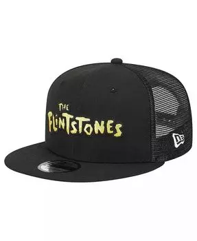 Мужская черная бейсболка The Flintstones Trucker 9FIFTY Snapback New Era, черный