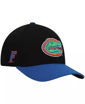 Мужская черная двухцветная кепка Royal Florida Gators Reflex Hybrid Tech Flex Top of the World