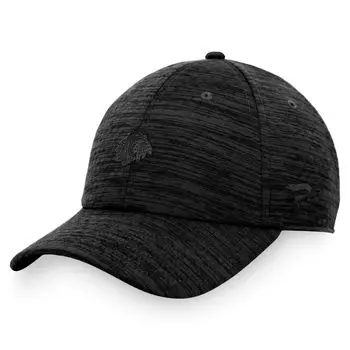 Мужская черная фирменная кепка Fanatics Chicago Blackhawks Authentic Pro Road Snapback