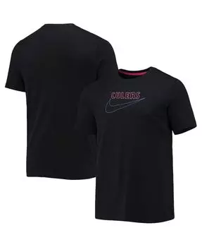 Мужская черная футболка barcelona swoosh club Nike, черный