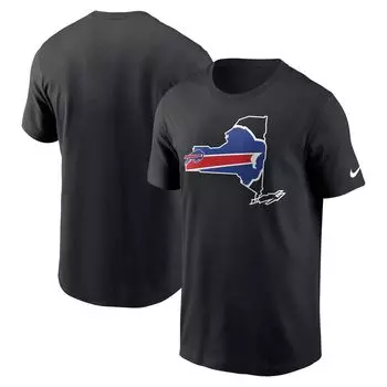 Мужская черная футболка Buffalo Bills Local Essential Nike