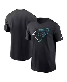Мужская черная футболка Carolina Panthers Essential Panthers Pride Nike