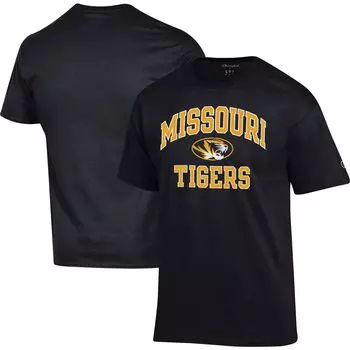 Мужская черная футболка Champion Missouri Tigers High Motor