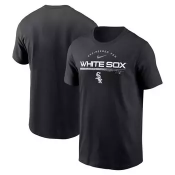 Мужская черная футболка Chicago White Sox Team Engineered Performance Performance Nike