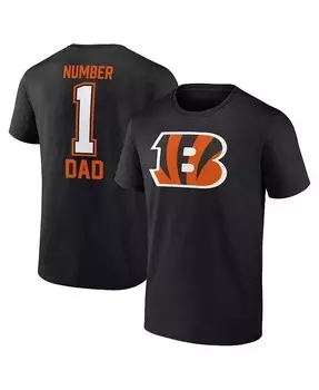 Мужская черная футболка Cincinnati Bengals ко Дню отца Fanatics, черный