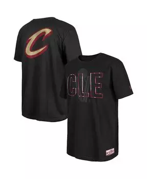 Мужская черная футболка Cleveland Cavaliers 2023/24 City Edition Elite Pack New Era, черный