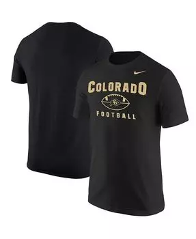 Мужская черная футболка Colorado Buffaloes BCS Football Oopty Oop Nike, черный