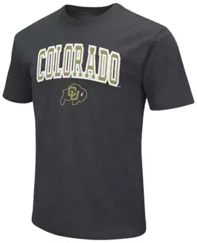 Мужская черная футболка Colosseum Colorado Buffaloes