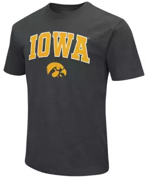 Мужская черная футболка Colosseum Iowa Hawkeyes