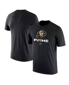 Мужская черная футболка Deion Sanders Colorado Buffaloes Coach Prime Performance Nike