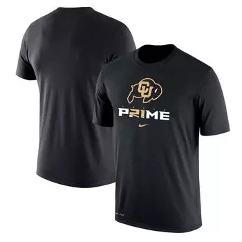 Мужская черная футболка Deion Sanders Colorado Buffaloes Coach Prime Performance Nike